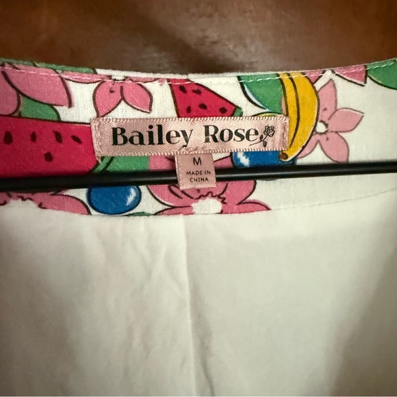 Bailey Rose - Summer Fruit Watermelon Banana Flower Vest - size medium - Picture 5 of 7